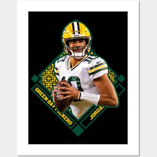 JORDAN LOVE GREEN BACK PACKERS Posters and Art